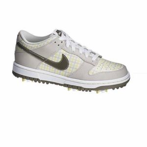 NIKE DUNK NG GOLF ATHLETIC SHOES CLEATS PLAID